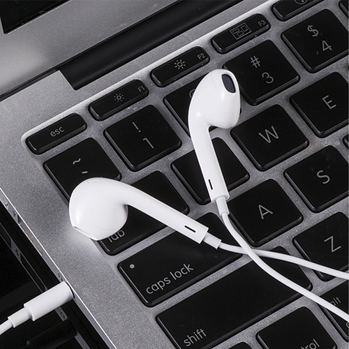 Проводные наушники M1 Metal Universal Earphone, HOCO, белые