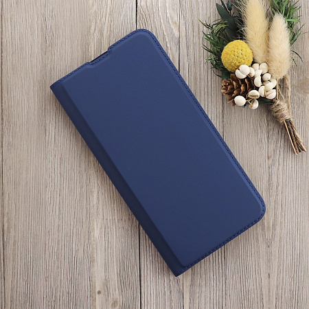 Чехол-книжка для iPhone X/XS, X-CASE, боковой, синий