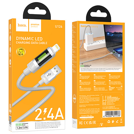 USB   Lightning, HOCO, U126, 1.2,  , 