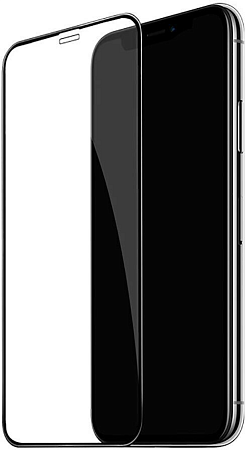 Защитное стекло на iPhone XS Max/11 Pro Max (G5), HOCO, Full screen silk screen HD, черное