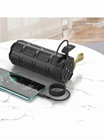 AUX Audio кабель 3,5 мм на Type-C, UPA17, HOCO, черный