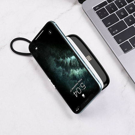 Универсальный Доп. Аккумулятор 10000mAh, S29 встоенный кабель Micro, HOCO, черный
