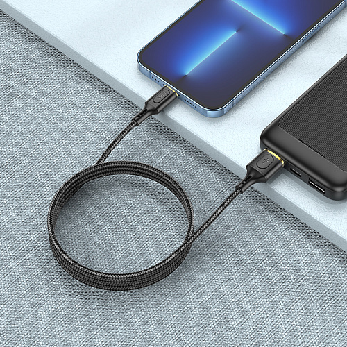 USB дата кабель Lightning, HOCO, X95, 1M, черный