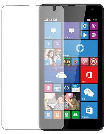 Защитное стекло на Microsoft Lumia 550, прозрачное, X-CASE