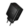 Сетевое зарядное устройство, 2 PD 65W + 1 USB 3.0 QC (N75), HOCO, черный