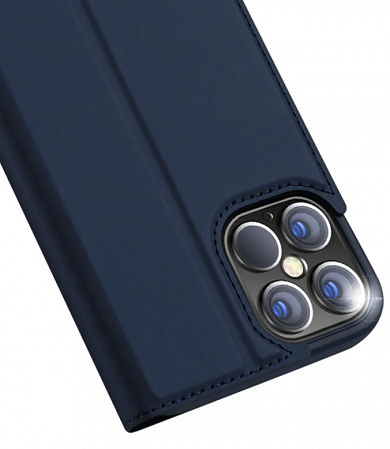 Чехол-книжка для iPhone 12 Pro Max (6.7), DU DU, боковой, синий