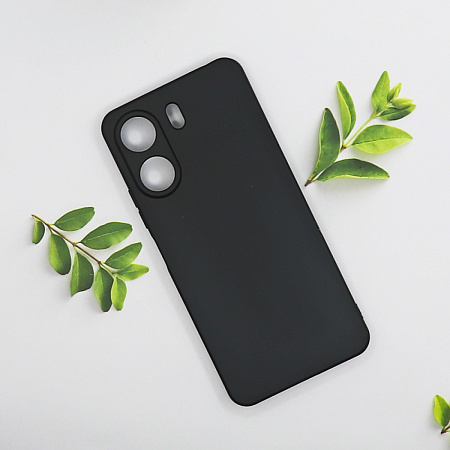 Чехол силиконовый для Xiaomi Redmi 13C (4G)/Redmi 13C (5G)/Poco C65, c защитой камеры, X-CASE, черный