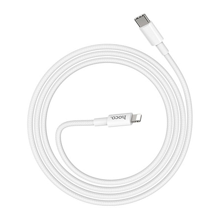 Кабель Lightning to Type-C (PD), HOCO, X56, белый