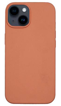 Чехол - накладка для iPhone 13, Silicon Case, без лого, лососевый