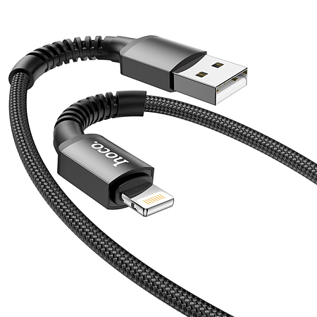 USB дата кабель Lightning, HOCO, X71, черный