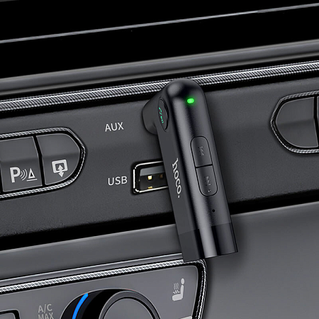 Bluetooth Receiver, E53, HOCO, черный