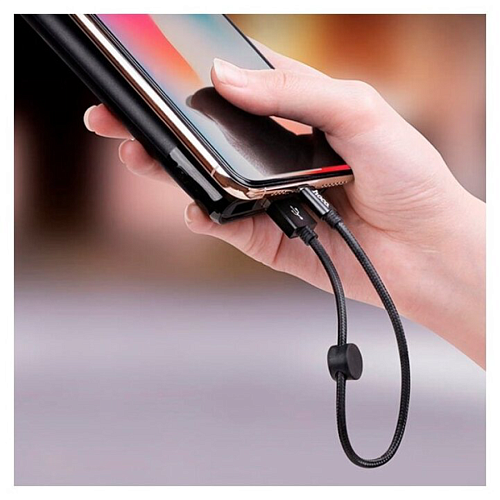 USB Кабель Type-C, HOCO, X35, 25см, черный
