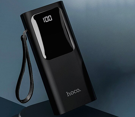 Универсальный Доп. Аккумулятор 10000mAh, J41, с диплеем, HOCO, черный
