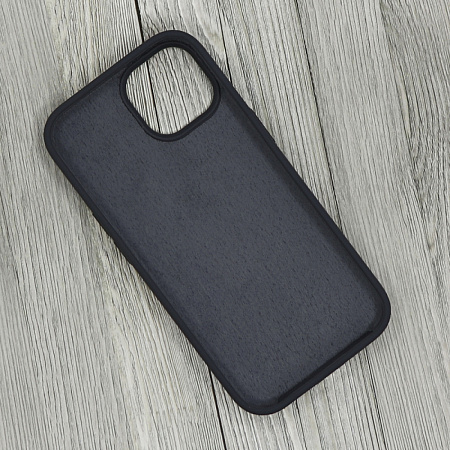 Чехол-накладка для iPhone 15, Silicon Case, магнитный (MagSafe), без лого, X-CASE, угольно-серый