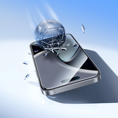 Защитное стекло для iPhone 16 Pro/17, A40, HOCO, прозрачность 95%, тонкая рамка