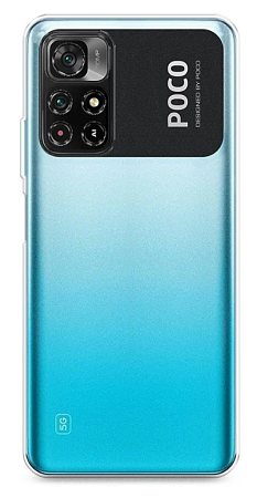 Чехол силиконовый для Xiaomi Poco M4 Pro (5G)/Note 11 (5G), X-CASE, прозрачный