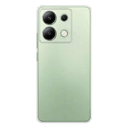 Чехол силиконовый для Xiaomi Redmi Note 13 (4G), усиленные края, c защитой камеры, X-CASE, прозрачный