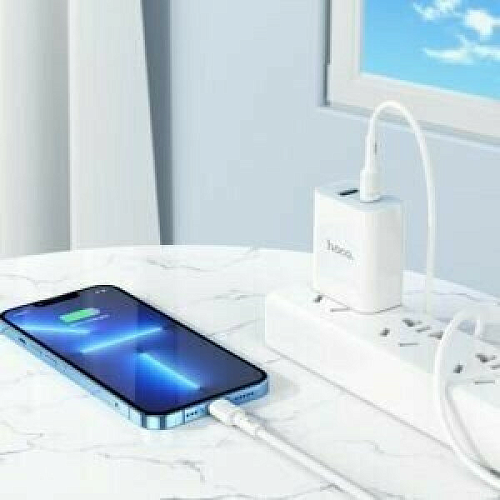 USB дата кабель Lightning, HOCO, X20, 2M, белый