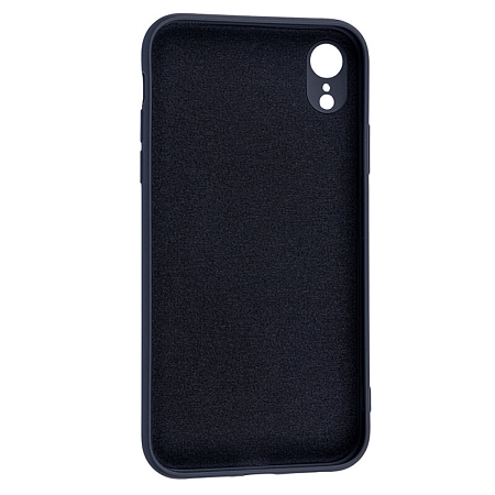 Чехол силиконовый для iPhone XR (6.1), good quality, с защитой камеры, X-CASE, черный