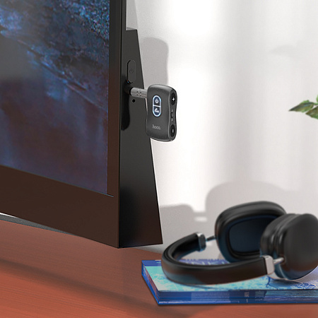 Bluetooth Receiver, E73 Pro, HOCO, черный