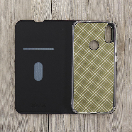 Чехол-книжка для Xiaomi Redmi Note 7/Note 7 Pro, X-CASE, боковой, черный