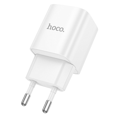 Сетевое зарядное устройство, 1 PD 20W (C146A), HOCO, белый