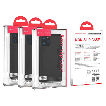Чехол силиконовый для IPhone 11 Pro, Warrior Series TPU, HOCO, черный