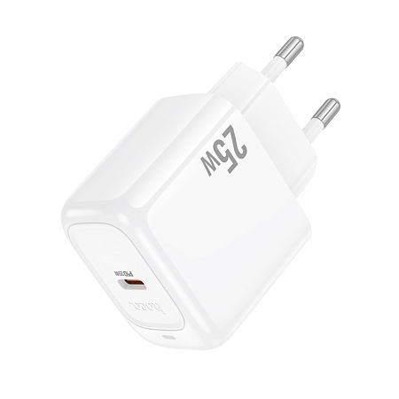 Сетевое зарядное устройство, 1 PD 25W (CS53A), HOCO, белый