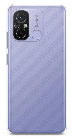 Чехол силиконовый для Xiaomi Redmi 12C (4G)/Redmi 11A/Poco C55, c защитой камеры, X-CASE, прозрачный