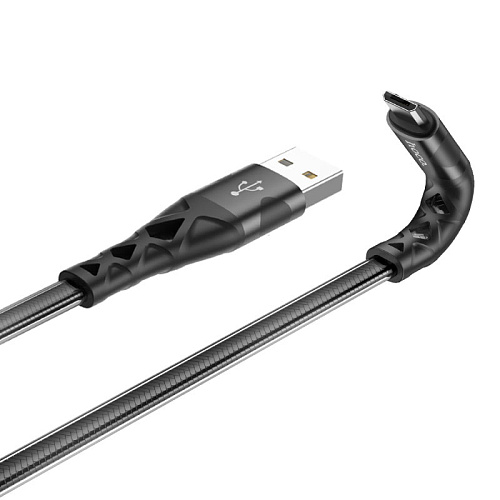 USB Кабель Micro, HOCO, U105, 1.2м, черный