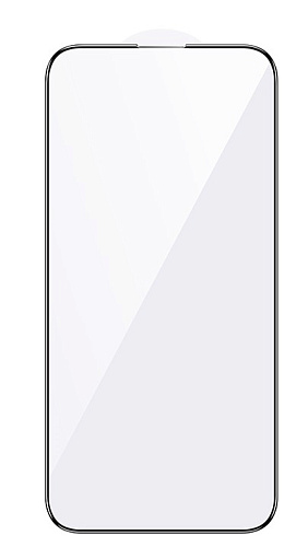 Защитное стекло для iPhone 14 Pro, G5, HOCO, Full screen silk screen HD tempered glass, черное