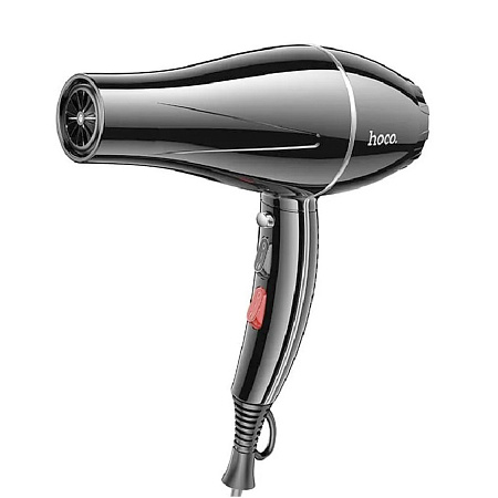 Фен для волос, HP12, HOCO, 1450Вт, 2 насадки, черный