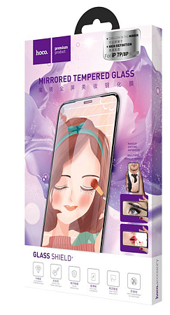 Защитное стекло для iPhone 7 Plus/8 Plus (A15), HOCO, Mirror full screen, черное
