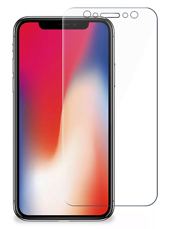 Защитная пленка на iPhone X/XS, 2 в 1, силиконовая
