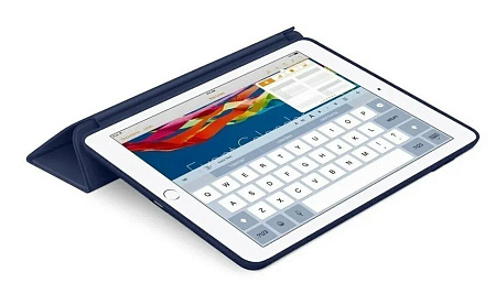 Чехол-книжка для iPad Pro 12.9 (2020)/iPad Pro 12.9 (2021)/iPad Pro 12.9 (2022), Smart Case, полиуретан, синий