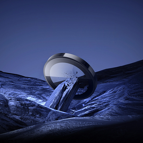 Защитное стекло для iPhone 17 Air, V13, HOCO, на заднюю камеру, черный