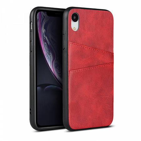 Чехол силиконовый для iPhone XS Max (6.5), DU DU, красный