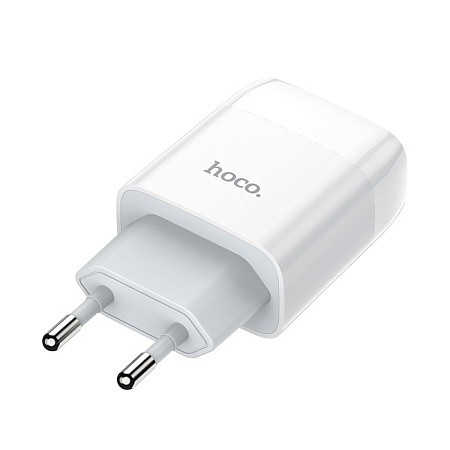 Сетевое зарядное устройство, 1 USB 2.1A (C72A), HOCO, Micro, белый