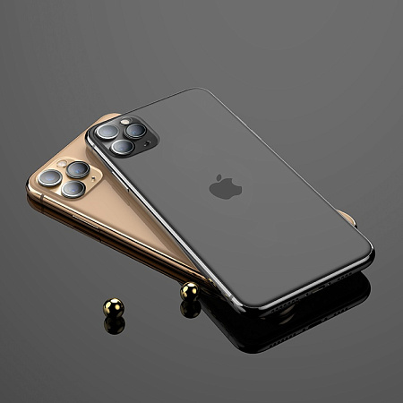 Защитное стекло на iPhone 11 Pro/11 Pro Max (V11) 2в1, HOCO, прозрачное на заднюю камеру