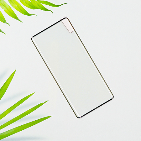 Защитное стекло на Honor 70, полный клей, черное, X-CASE