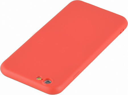 Чехол силиконовый для iPhone 6/6s,  good quality, X-CASE, красный