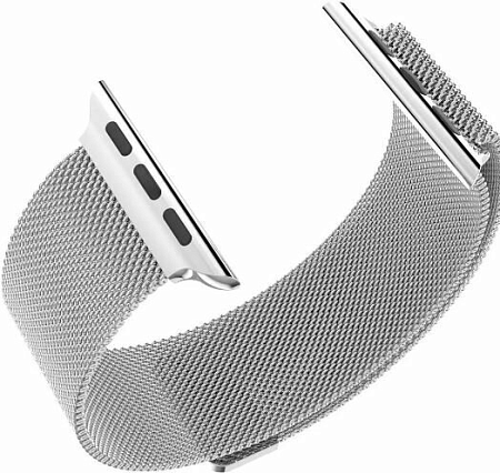 Ремешок на руку для Apple Watch 44/45/46/49 мм, HOCO, WA03, Milanese loop, серый