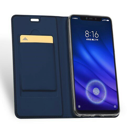 Чехол-книжка для Huawei P Smart (2019)/Honor 10 lite, DU DU, боковой, синий