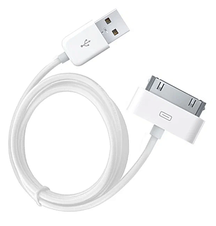USB дата кабель для iPhone 4/4S, белый, 3m
