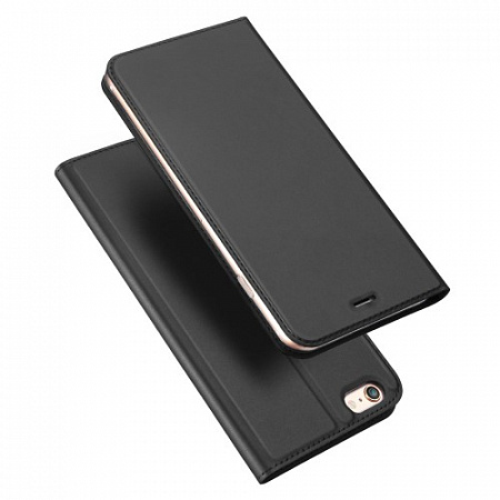 Чехол-книжка для iPhone 6 Plus/6S Plus, DU DU, боковой, серый
