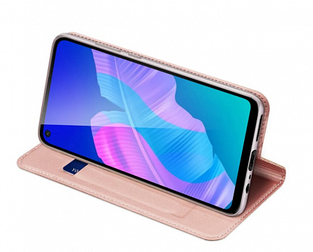 Чехол-книжка для Huawei P40 Lite E/ Honor 9C/Y7p, DU DU, боковой, розовый