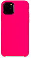 Чехол-накладка для iPhone 11 Pro, Silicon Case, ярко-розовый