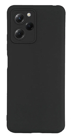 Чехол силиконовый для Xiaomi Poco X5 Pro (5G)/Note 12 Pro (5G), с защитой камеры, X-CASE, черный