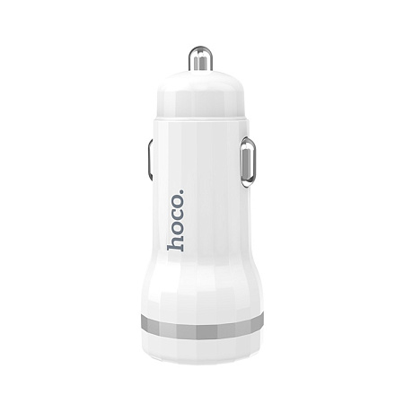 Автомобильное зарядное устройство, 1 USB QC3.0, (Z27A), HOCO, белый