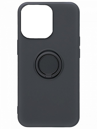 Чехол силиконовый для iPhone 13 Pro (6.1), с держателем, X-CASE, черный